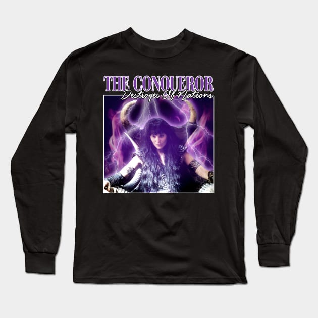 Xena The Conqueror Long Sleeve T-Shirt by CharXena